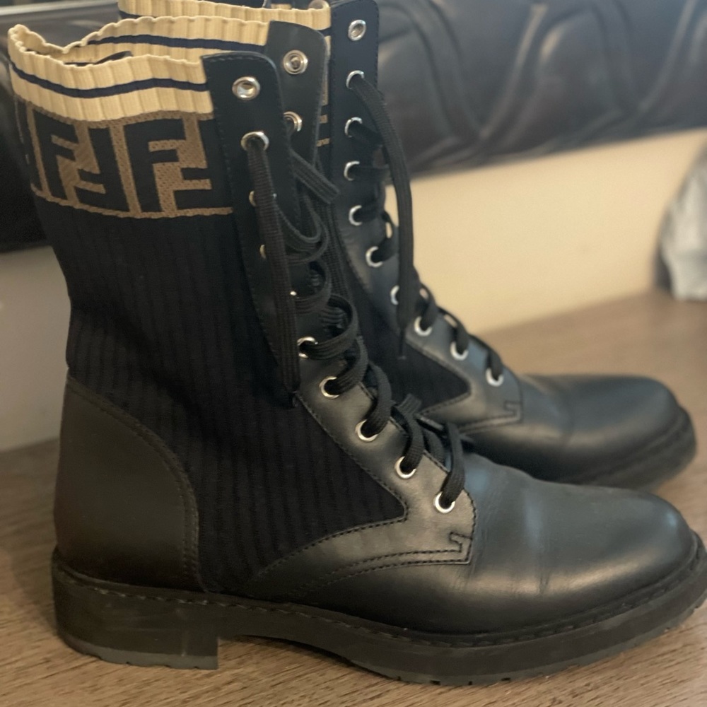 Fendi Combat Boots Excellent Condition